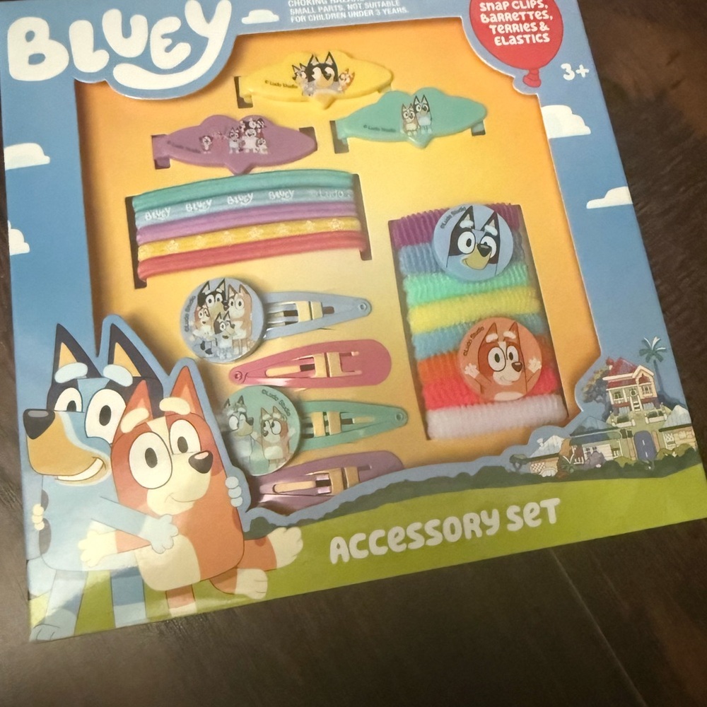 Bluey Hair Accessory Set - Multicolor